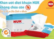 Review Khăn ướt diệt khuẩn NUK không cồn an toàn cho bé, hiệu quả diệt khuẩn 99,9% do SGS chứng nhận- chuẩn diệt khuẩn xu thế mới