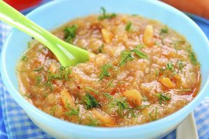 Cháo rây mix cà chua