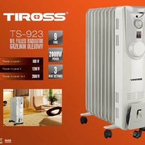 Máy sưởi dầu TIROSS 9 thanh TS-923