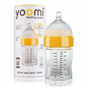 Bình sữa cao cấp PP Yoomi 240 ml + Củ ủ ấm