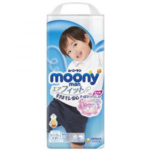 Bỉm Moony quần bé trai XXL26