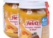 Combo 2 Bí đỏ khoai tây và bò nghiền cho trẻ từ 4 tháng tuổi – Heinz Pumpkin, Potato