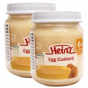 Combo 2 Custard trứng cho trẻ từ 6 tháng tuổi trở lên – Heinz Egg Custard