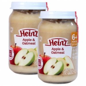 Combo 2 Táo và yến mạch nghiền dành cho trẻ từ 6 tháng tuổi trở lên – Heinz Apple