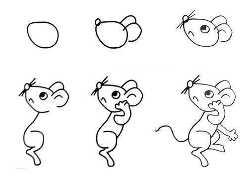 Cách vẽ nhiều con vật đơn giản dễ thương cho bé tô màu