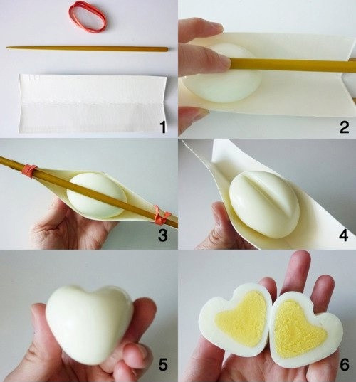 Mẹo luộc trứng tạo hình đẹp mắt
