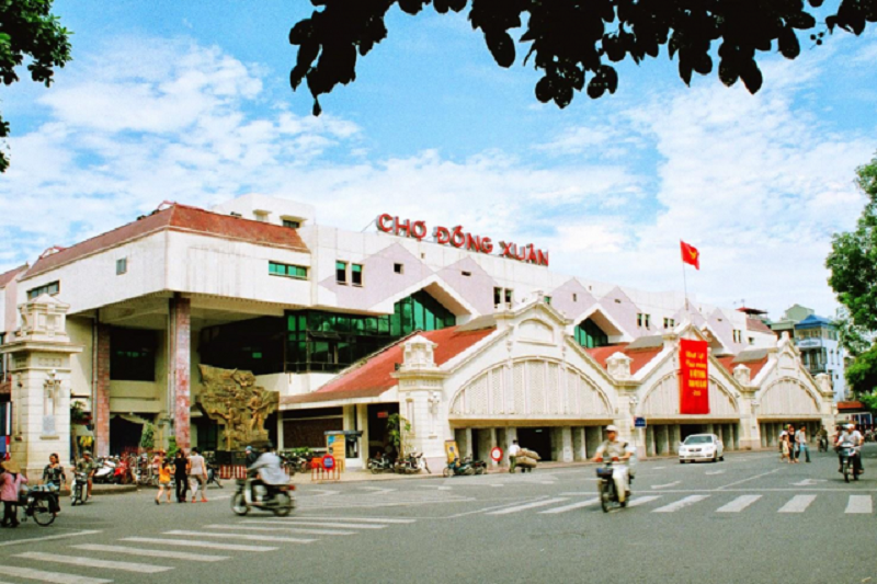 Khu chợ nổi tiếng ở Hà Nội