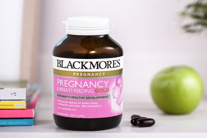 Blackmores Pregnancy Gold thuốc DHA uy tín cho phụ nữ mang thai