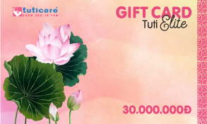 Thẻ Tuti Gift Card Tuti Elite 30,000,000đ – Quà tặng ý nghĩa cho người thân yêu